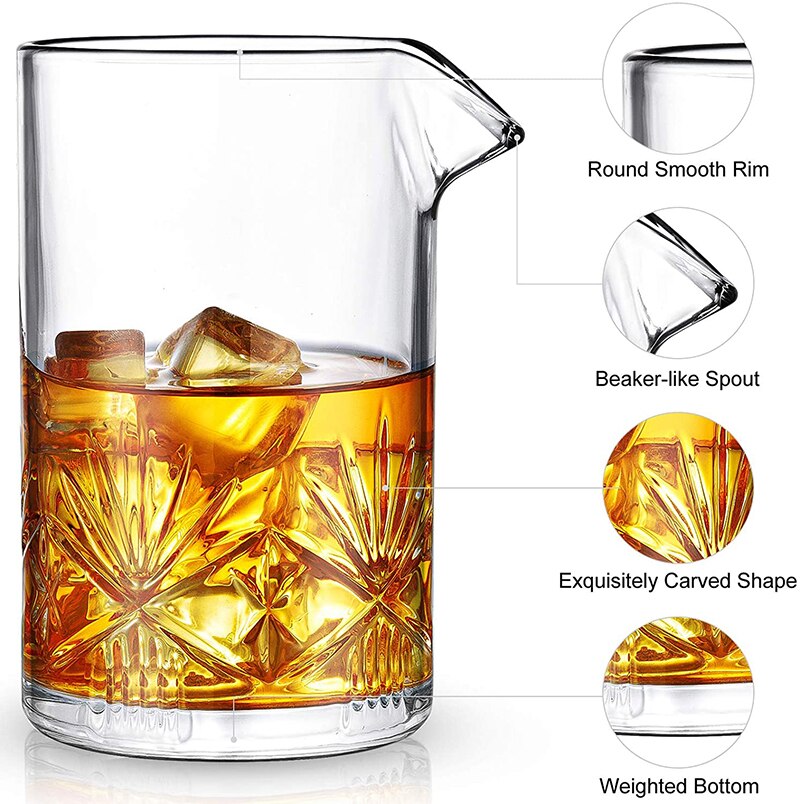 Cocktail Mixing Glass Beaker